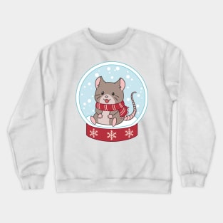 Christmas crystal ball Crewneck Sweatshirt